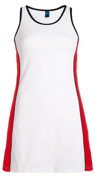 Faldas ROLY - Vestido Padel Williams Blanco / Rojo